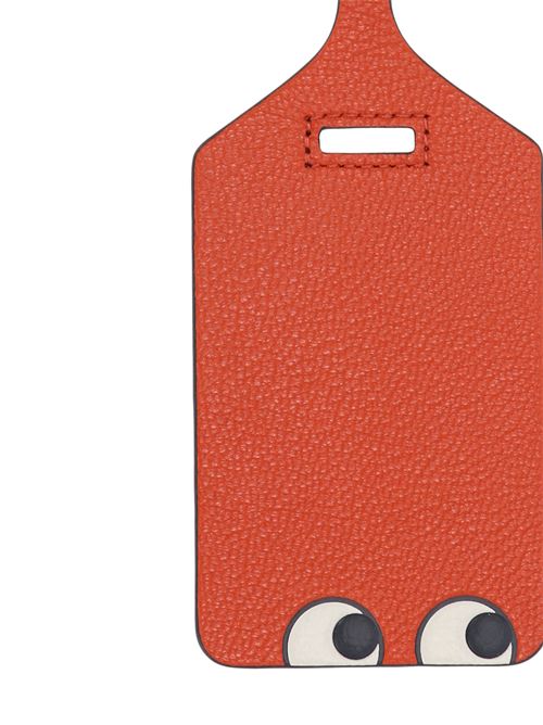 Eyes luggage tag ANYA HINDMARCH | 197892BURNT SIENNA